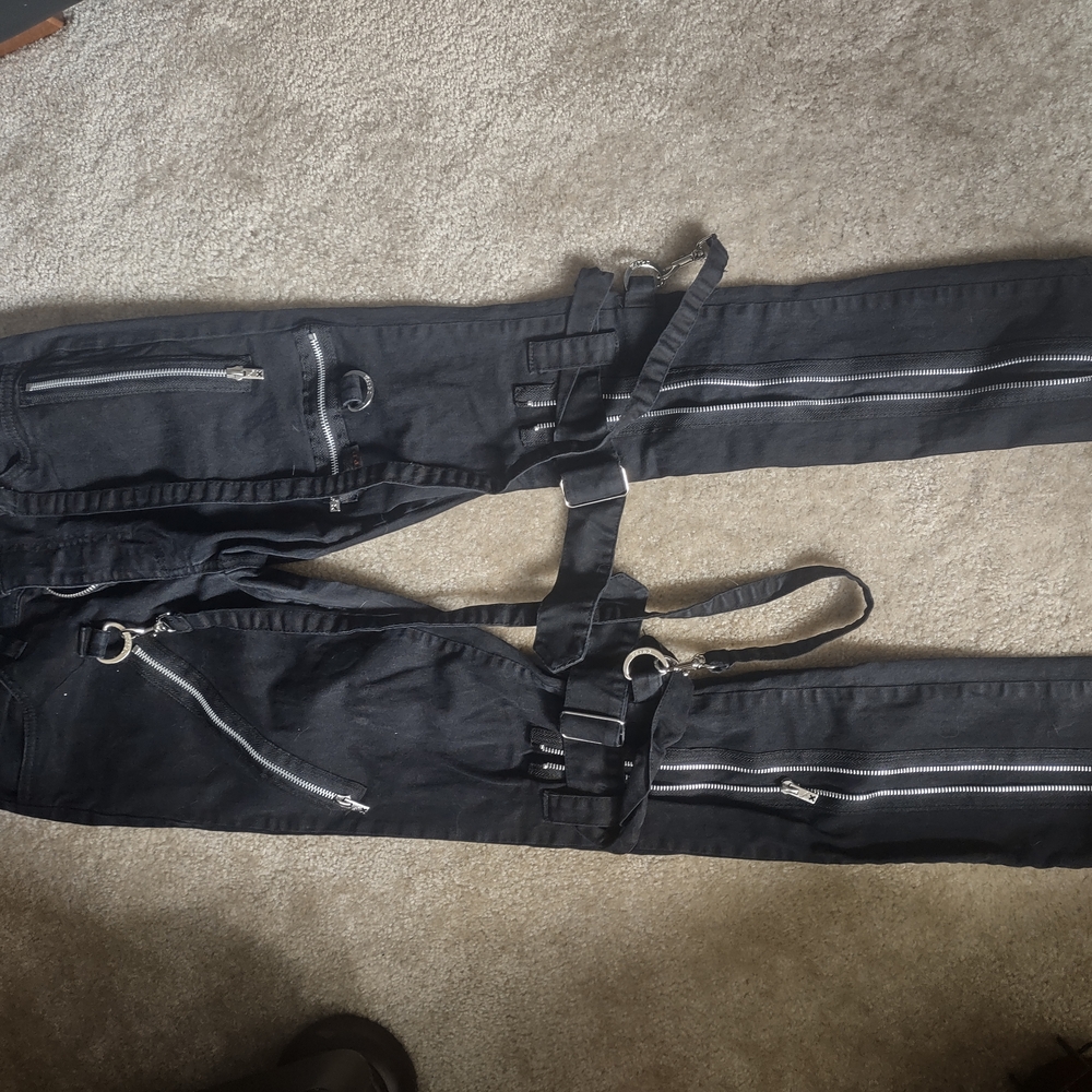 Tripp NYC Black Skinny Jeans with Silver Accents